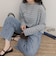 ハートステッチシアーボーダーロンTシャツ