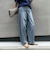 ライトオンス切替ワイドデニムパンツ