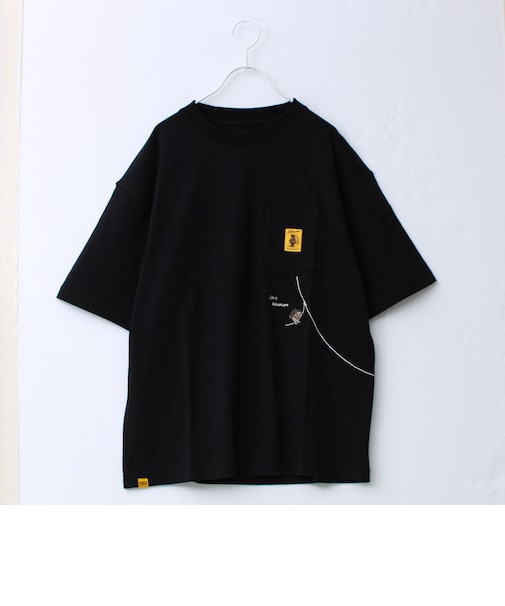 【COBMASTER/コブマスター】吸水速乾/抗菌防臭 フォレストジップラインルーズTEE