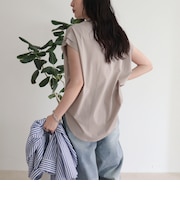 シルケットフレンチタックTシャツ