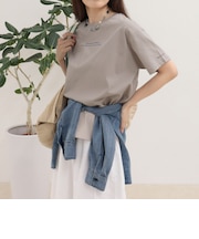 シルケットラウンドヘムTシャツ