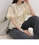 シルケットラウンドヘムTシャツ