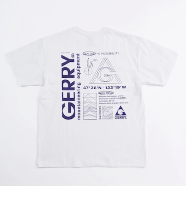 【GERRY/ジェリー】7.5oz Heavy Jersey S/S Graphic Tee