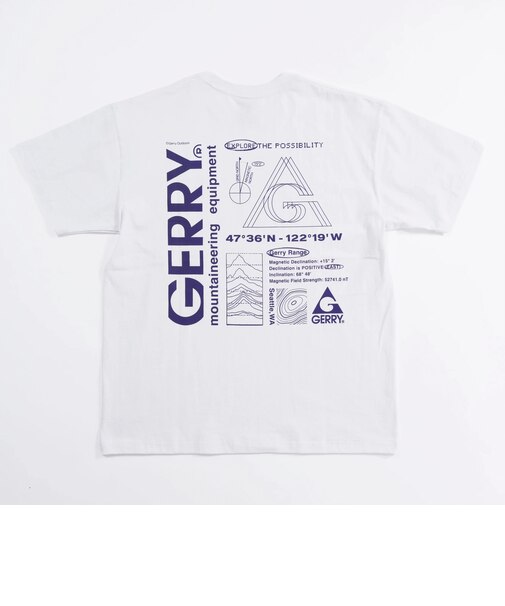 【GERRY/ジェリー】7.5oz Heavy Jersey S/S Graphic Tee