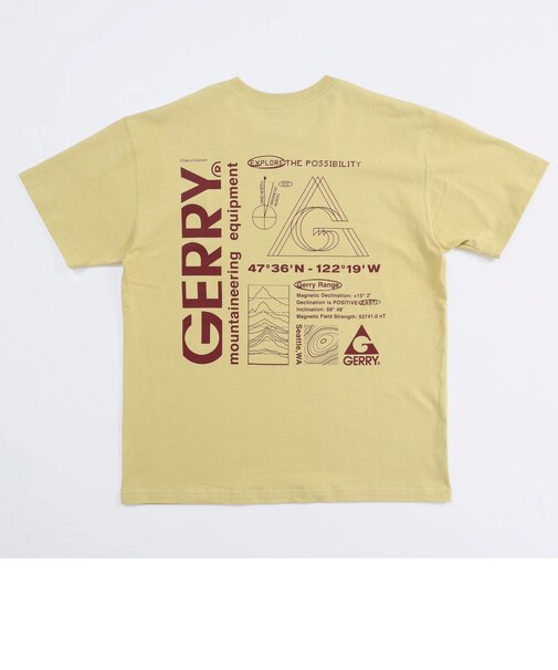 【GERRY/ジェリー】7.5oz Heavy Jersey S/S Graphic Tee