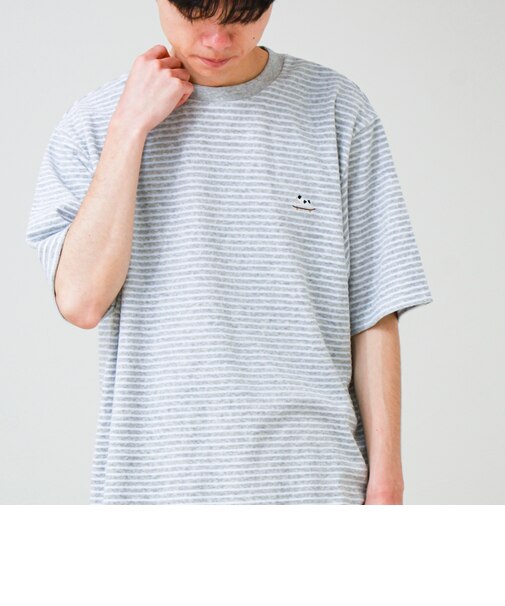 【夏素材で快適】フレブルパイルTEE ワンポイント刺繍
