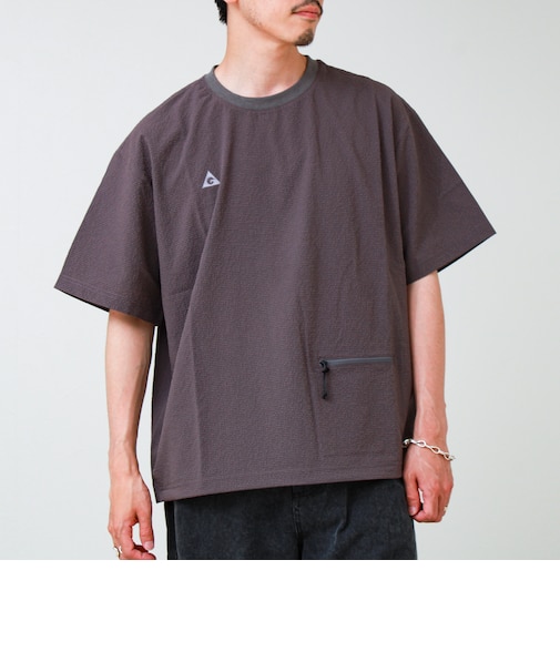 【GERRY/ジェリー】Seersucker Vent Mesh S/S PO Shirt