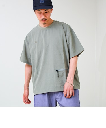 【GERRY/ジェリー】Seersucker Vent Mesh S/S PO Shirt
