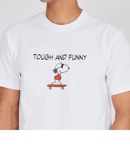 PEANUTS×BEEFY-T クルーネックTシャツ