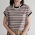 【GEVACO/ゲバコ】クルーネックフレンチスリーブTシャツ