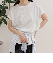 【UVカット/接触冷感】フレンチロゴTシャツ
