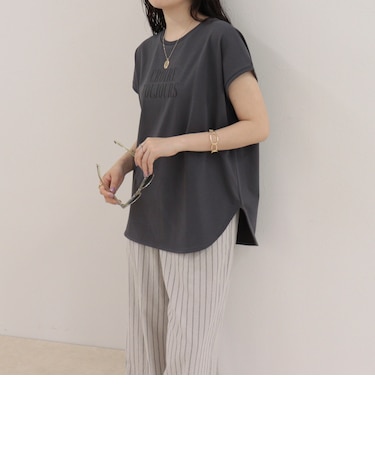 【UVカット/接触冷感】フレンチロゴＴシャツ