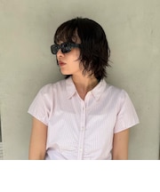 スリムスクエアサングラス