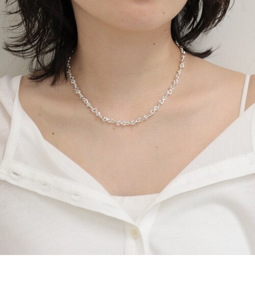 sumikaneko スネークチェーン2連ネックレス blackdia ocean スネーク 