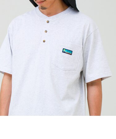 【Franklin Climbing/フランクリンクライミング】ヘンリーネックラベルTシャツ