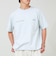 【SCREEN STARS/スクリーンスターズ】杢ボディ染め 配色ロゴ クルーネックカラーＴシャツ