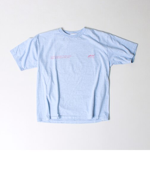 【SCREEN STARS/スクリーンスターズ】杢ボディ染め 配色ロゴ クルーネックカラーＴシャツ