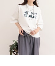 フロッキーロゴ5分袖Tシャツ