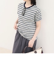 【汗ジミ軽減】ボーダーTシャツ
