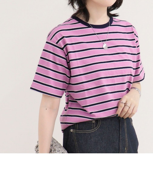 【汗ジミ軽減】ボーダーTシャツ