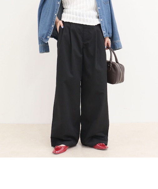 ボリュームデザインチノパンツ