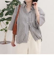 【人気につき半袖Ver.で再登場】汗染み軽減加工COTTON半袖シャツブルゾン
