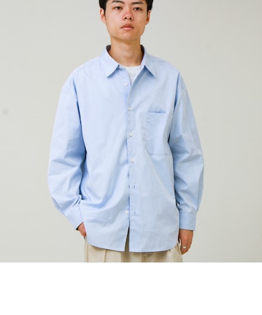 【上品なツヤ感と極上の着心地】supima cotton/スーピマコットン ロングスリーブシャツ