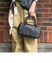 FR横長レザーボストンバッグ