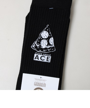 【UNIVERSAL OVERALL】PIZZA CUBE SOCKS ソックス
