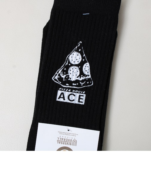 【UNIVERSAL OVERALL】PIZZA CUBE SOCKS ソックス