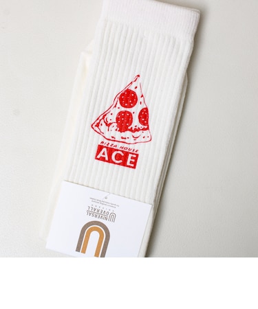 【UNIVERSAL OVERALL】PIZZA CUBE SOCKS ソックス