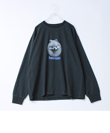 【WEB限定】【人気シリーズ】【DOG&CAT】犬猫ピグメントロンT