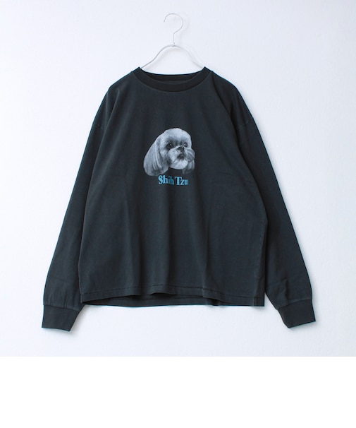 【WEB限定】【人気シリーズ】【DOG&CAT】犬猫ピグメントロンT