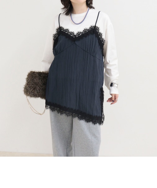 レースキャミコンビロンＴシャツ