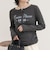 ヘンリーネックグラフィックロンTシャツ