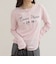 ヘンリーネックグラフィックロンTシャツ