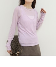 レイヤードタンクセットロンTシャツ