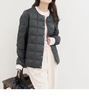 《別注》【TAION/タイオン】CREW NECK BUTTON DOWN JKT ダウンジャケット