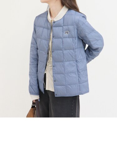 《別注》【TAION/タイオン】CREW NECK BUTTON DOWN JKT ダウンジャケット