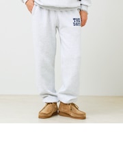 【THE DAYS/ザ デイ】HIGE SWEAT PANTS 髭文字刺繍 スウェットパンツ 裏起毛