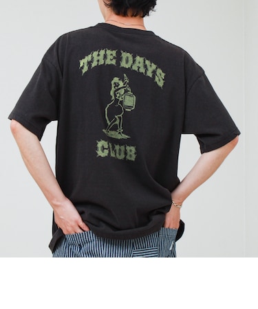 【THE DAYS/ザ デイ】HIGE MOJI ROMAJI TEE 髭文字 Tシャツ