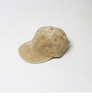 クラッシュコーデュロイ キャップ ヴィンテージライク 6パネルキャップ