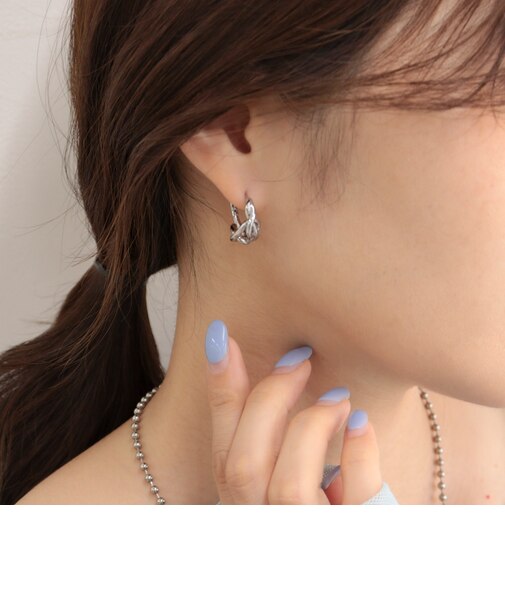 結びラインワンタッチピアス