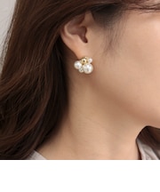 パールブーケピアス