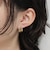 クリアストーンワンタッチピアス