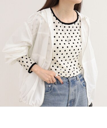 チュールドットロンTシャツ