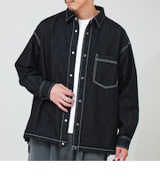 【デニムのようでデニムじゃない】NON DENIM SHIRTS ノンデニムシャツ