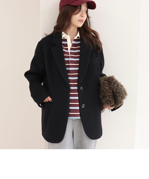 PONTETORTOウールジャケットコート