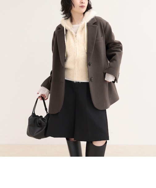 PONTETORTOウールジャケットコート