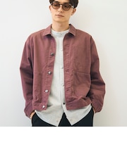 【ユニセックス対応】ヴィンテージツイル ショートカバーオール